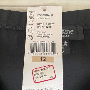 Karen Kane Stevie Pants New with Tags Size 12